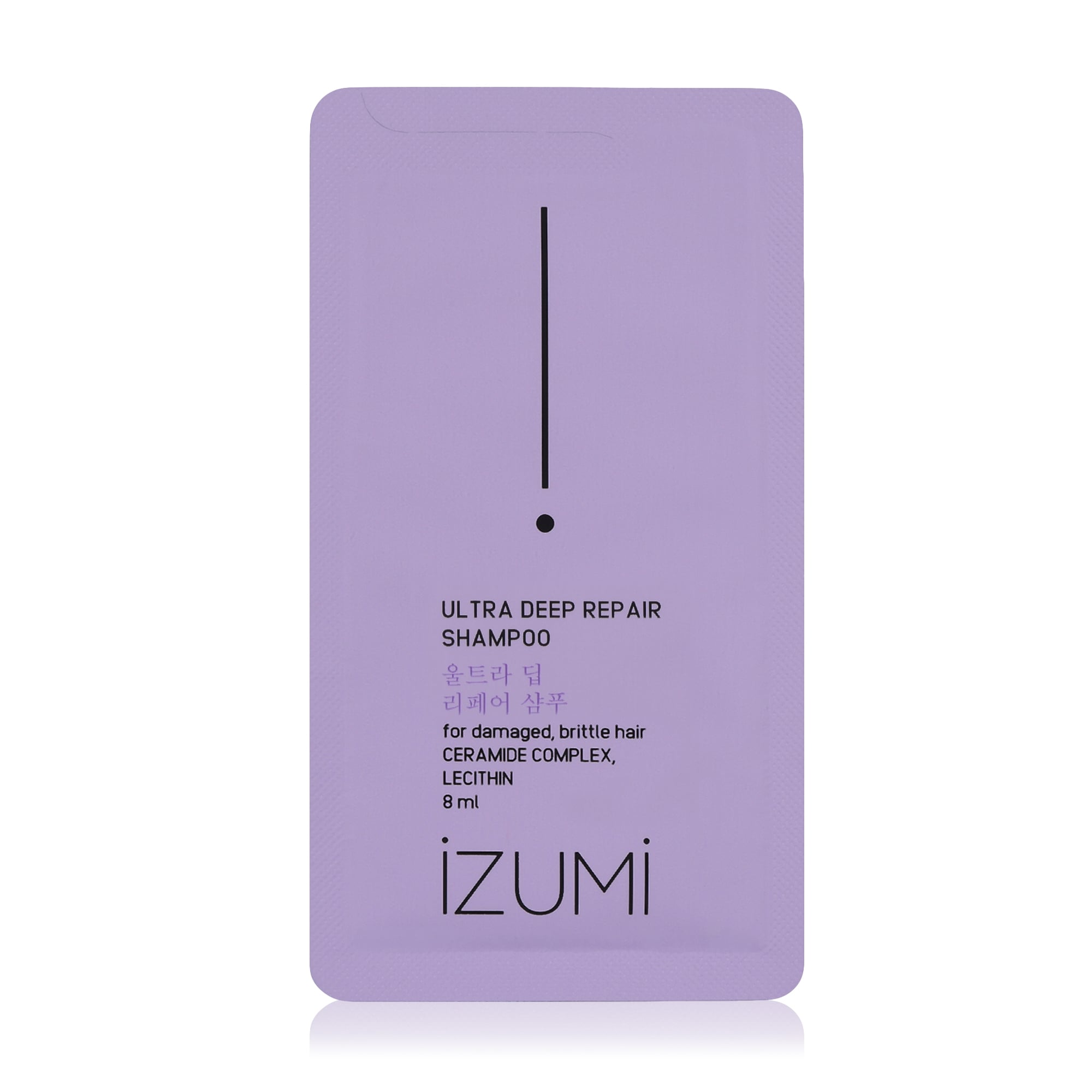 Шампунь для пошкодженого та ламкого волосся IZUMI Ultra Deep Repair, 8 мл